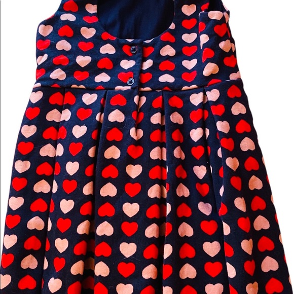 Janie and Jack Hearts Dress - Picture 2 of 2